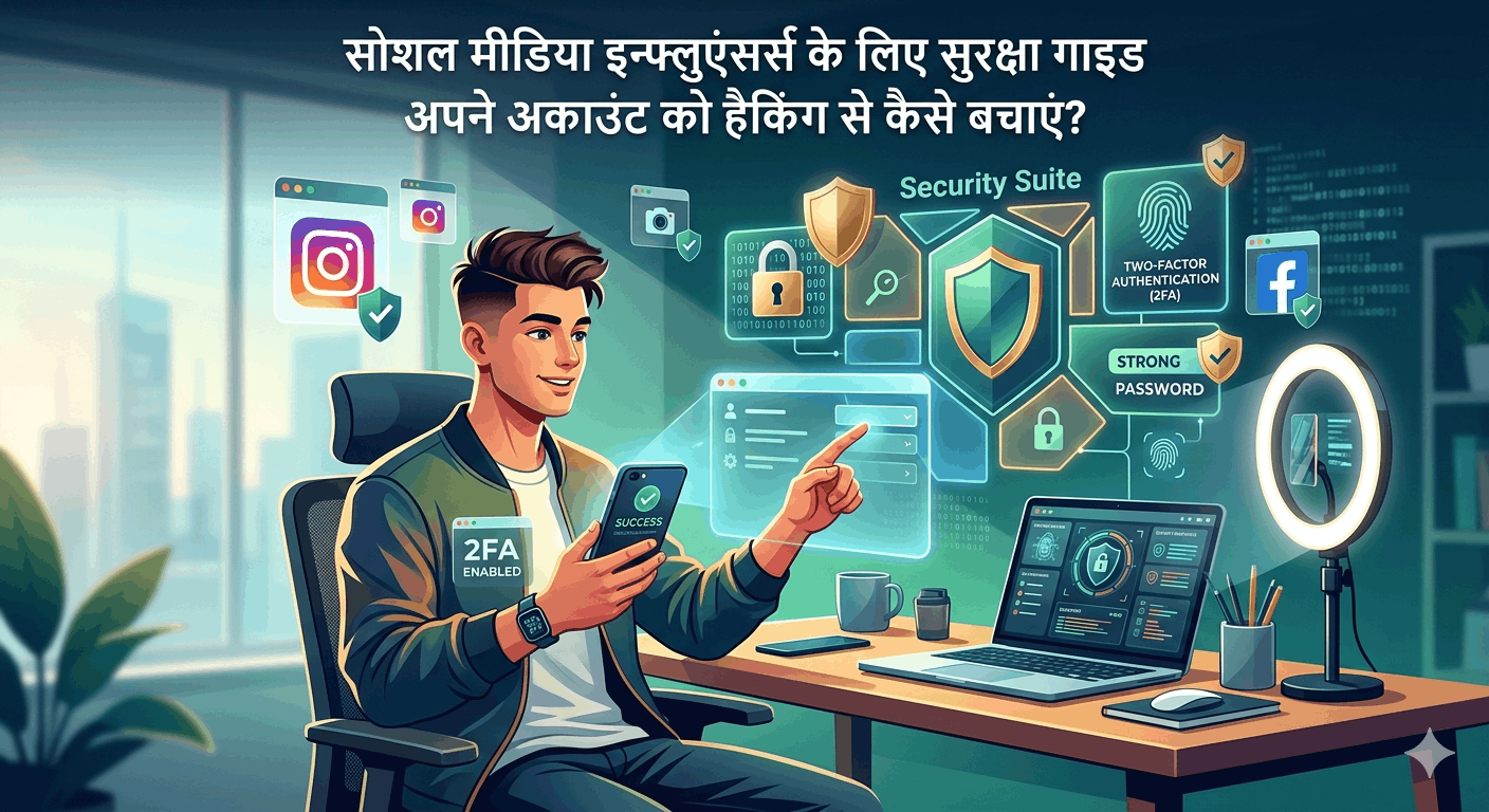 सोशल मीडिया इन्फ्लुएंसर्स के लिए गाइड: अपने अकाउंट को हैकिंग से कैसे बचाएं?