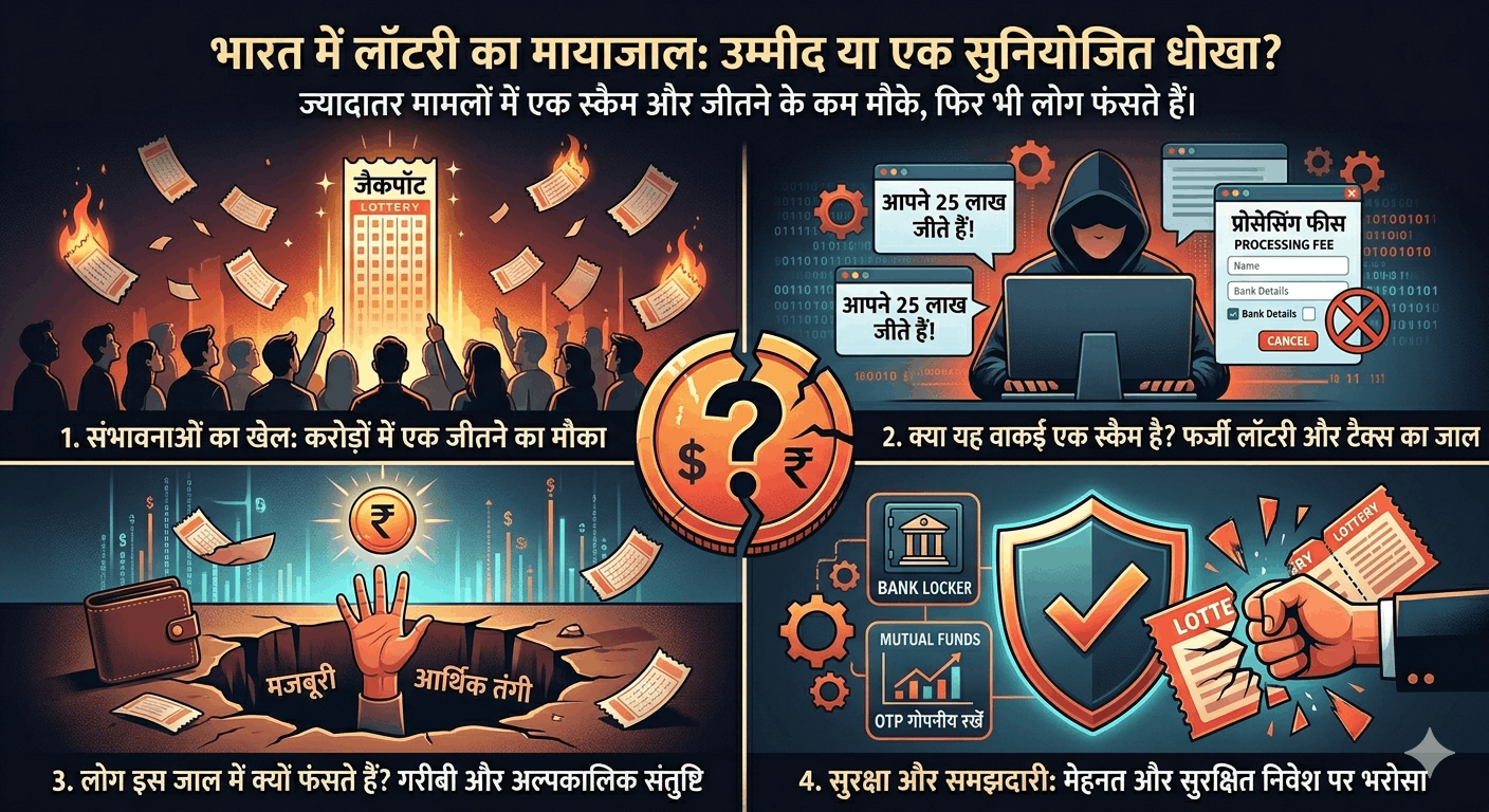 भारत में लॉटरी का मायाजाल: उम्मीद या एक सुनियोजित धोखा?