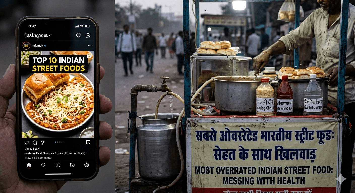सोशल मीडिया पर सुपरहिट, सेहत में फुस्स: ये हैं भारत के 5 सबसे Overrated और खतरनाक स्ट्रीट फूड्स