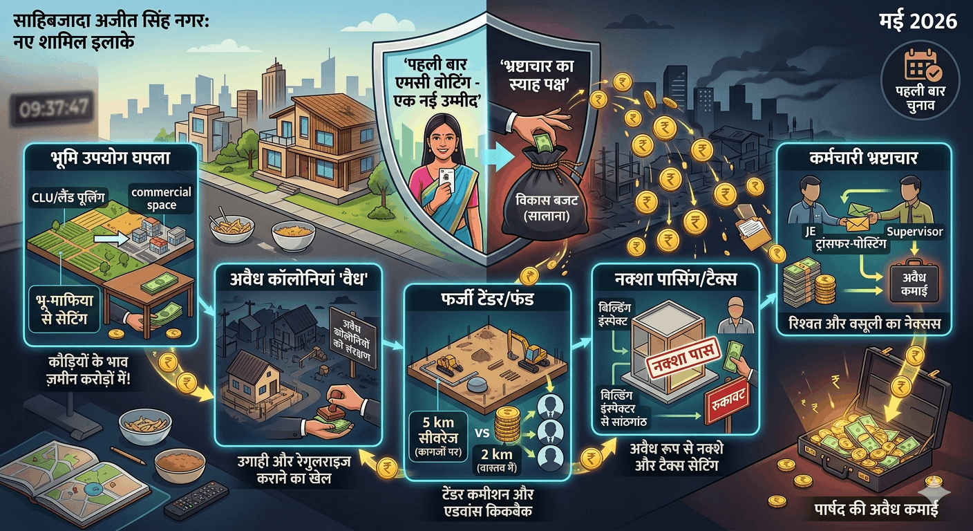 पहली बार नगर निगम में शामिल हुए इलाकों में कैसे होता है भ्रष्टाचार? पार्षद की अवैध कमाई के 5 गुप्त रास्ते