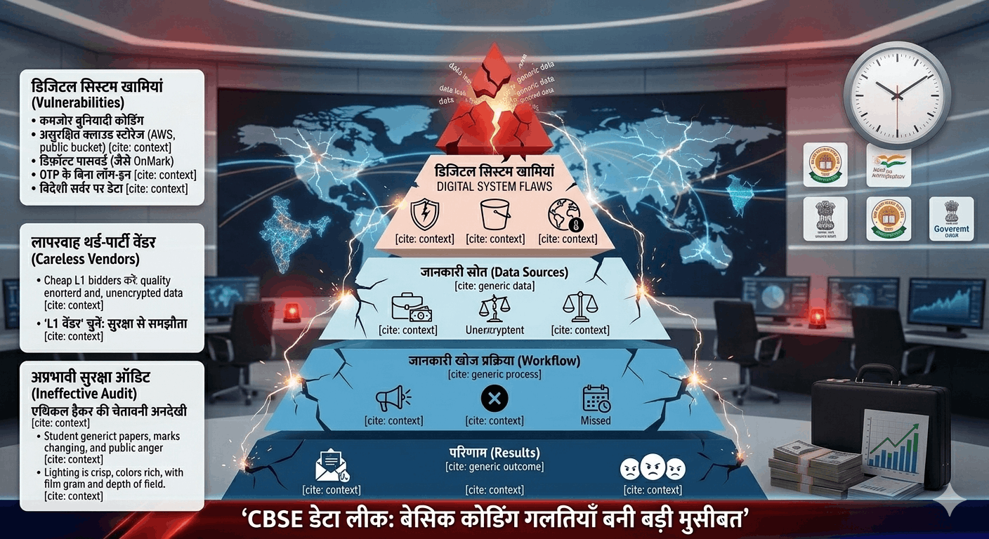 भारत में क्यों इतनी आसानी से हैक हो जाते हैं सरकारी डिजिटल सिस्टम? (CBSE केस स्टडी से समझिए पूरा सच)