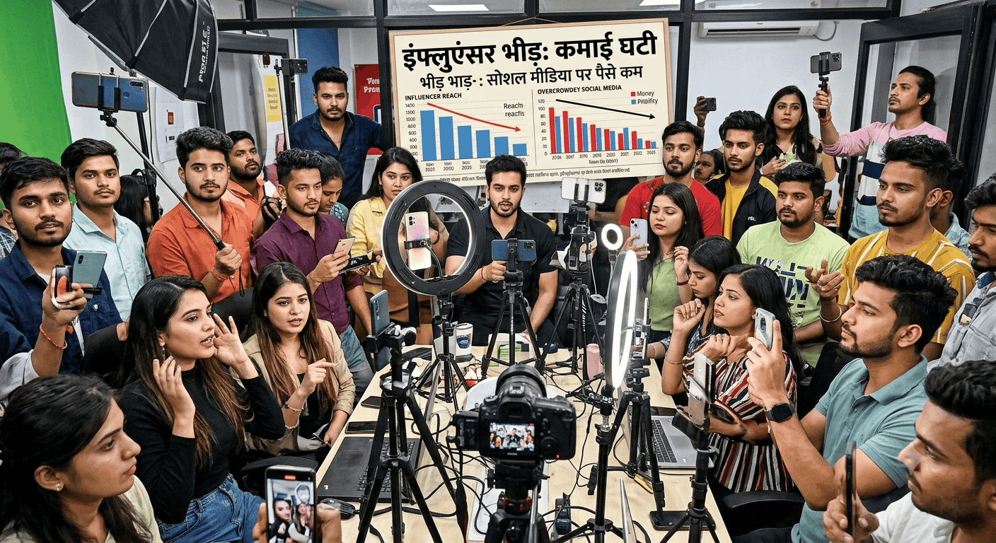 Social Media Influencer Space: क्या अब इन्फ्लुएंसर बनना फ़ायदेमंद नहीं रहा? जानें कमाई घटने की वजहें और नए रास्ते